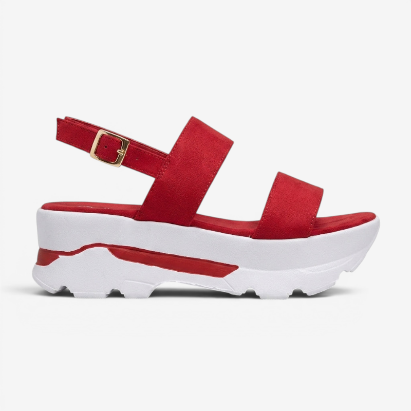 Womens Open Toe Buckle Strap Sandals