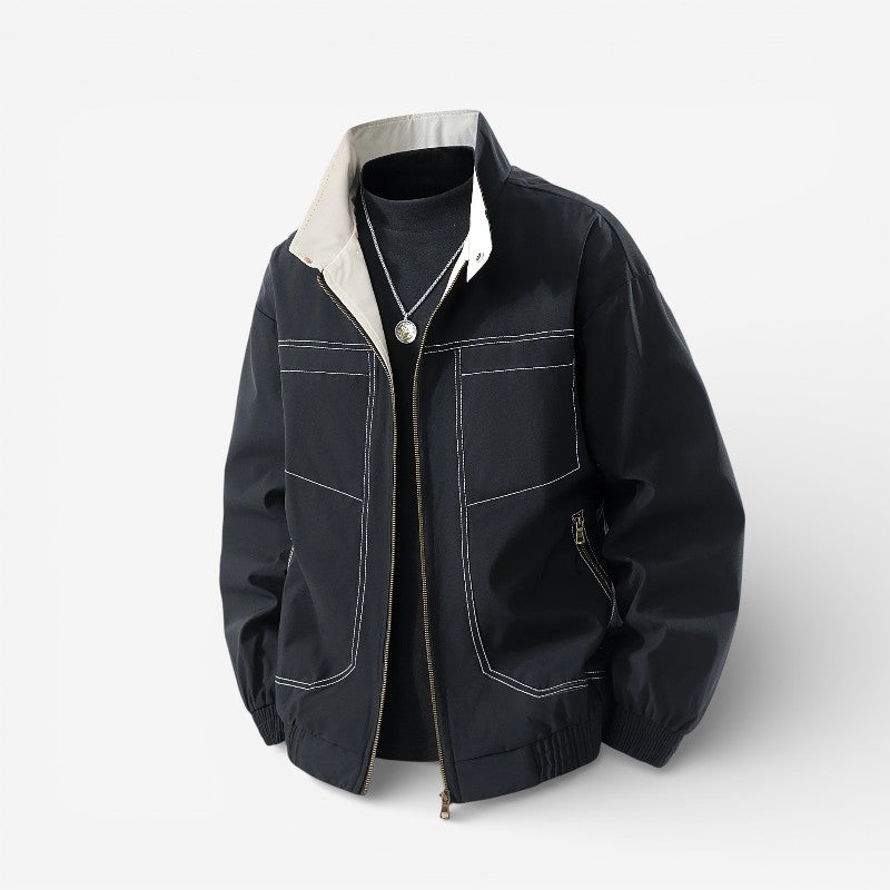 Joshua – Long Sleeve Jacket With Zipper Closure