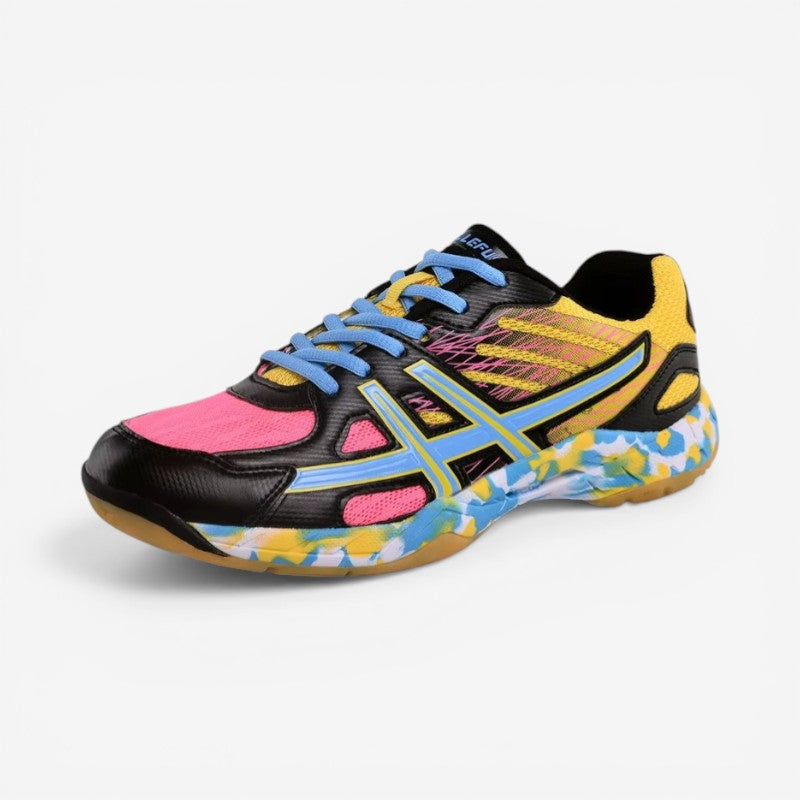 Elliot – Non Slip Printed Sneakers with Lace Up Closure