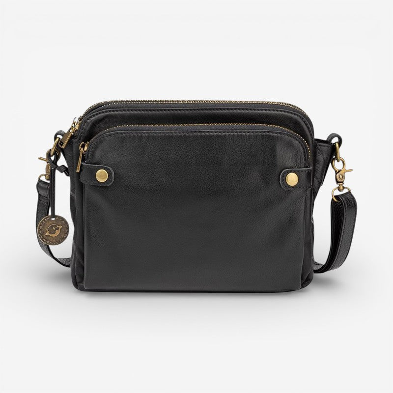 Nerissa – Large Capacity Shoulder Bag with Three Layers and Strap