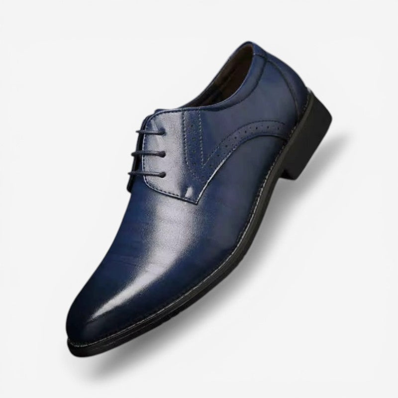 Connor - Pointed Toe Lace Up Shoes With Non Slip Sole