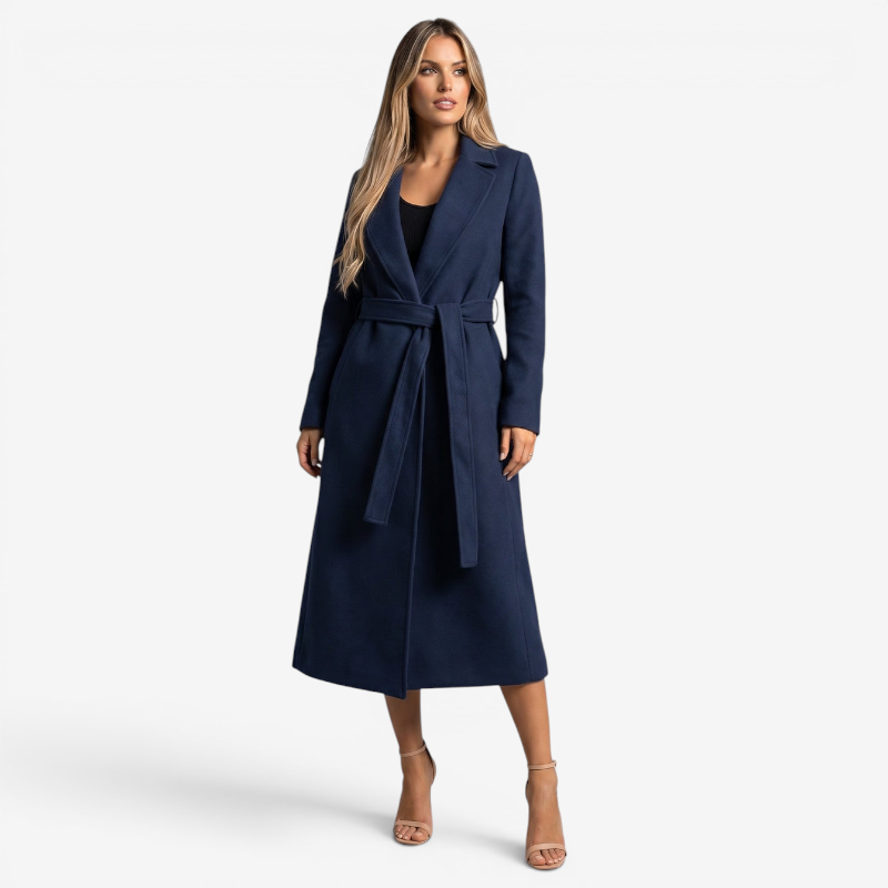 Chic Women's Long Sleeve Trench Coat