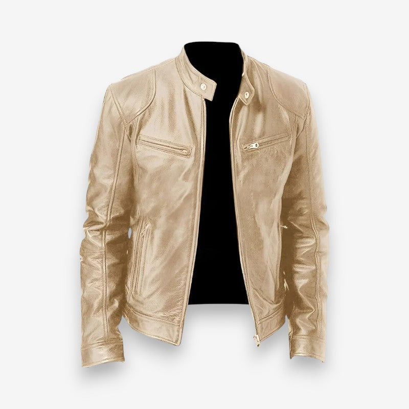 Milan – Lange mouwen jas met rits en zakken Velani