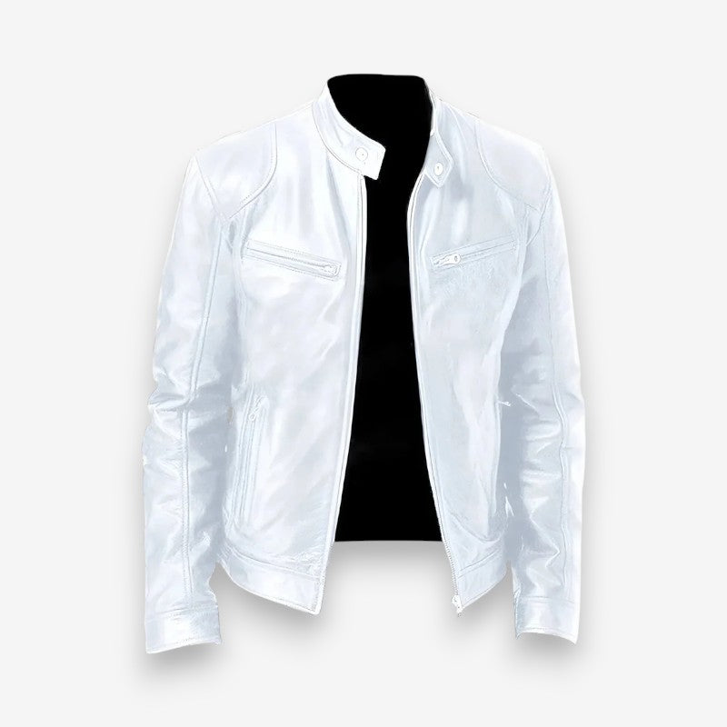 Milan – Lange mouwen jas met rits en zakken Velani