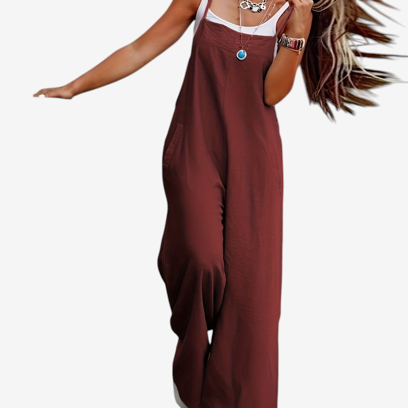 Chic Sleeveless Wide Leg Jumpsuit for Women