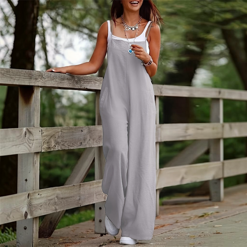 Chic Sleeveless Wide Leg Jumpsuit for Women
