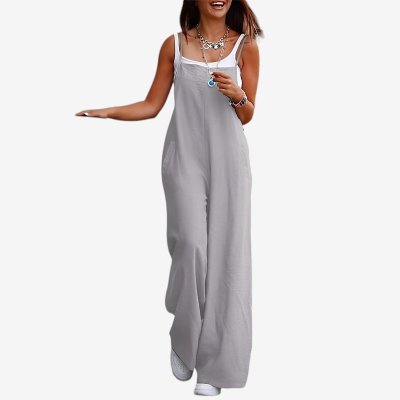 Chic Sleeveless Wide Leg Jumpsuit for Women