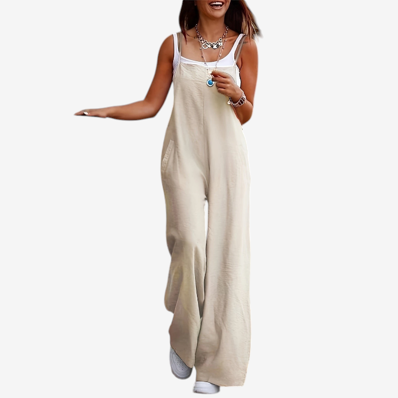 Chic Sleeveless Wide Leg Jumpsuit for Women