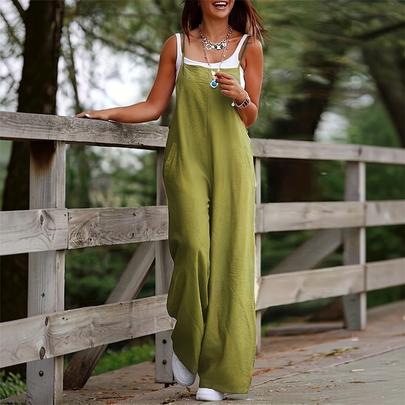 Chic Sleeveless Wide Leg Jumpsuit for Women
