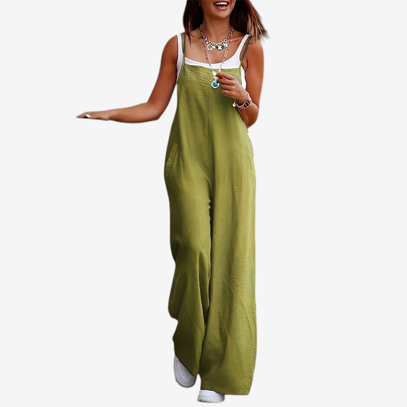 Chic Sleeveless Wide Leg Jumpsuit for Women