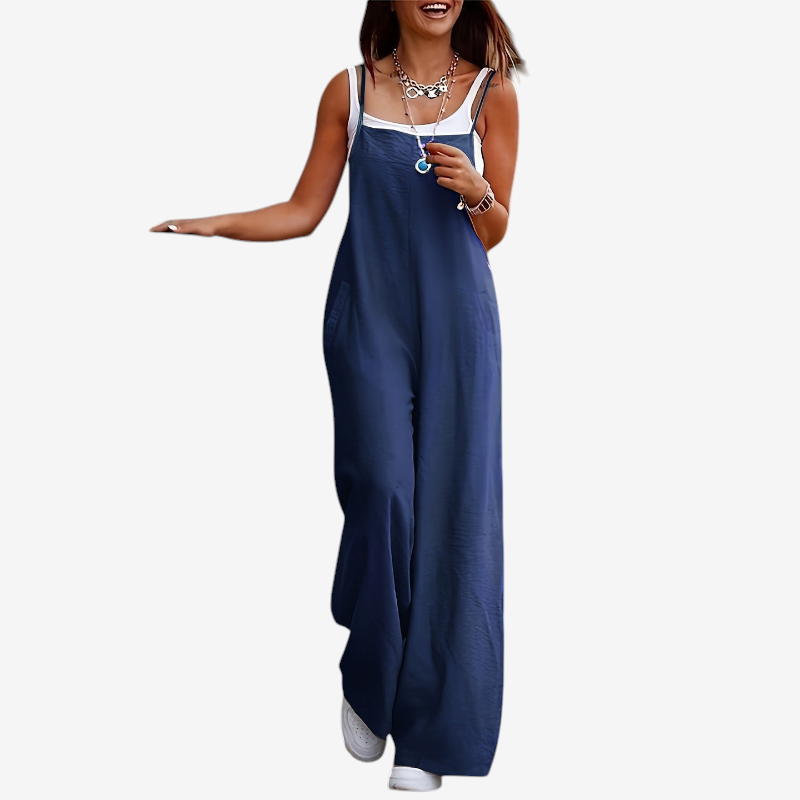 Chic Sleeveless Wide Leg Jumpsuit for Women