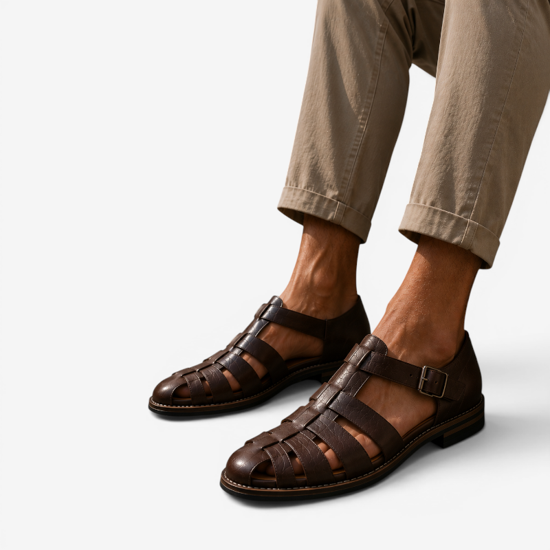 Men's Breathable Round Toe Slip-On Shoes
