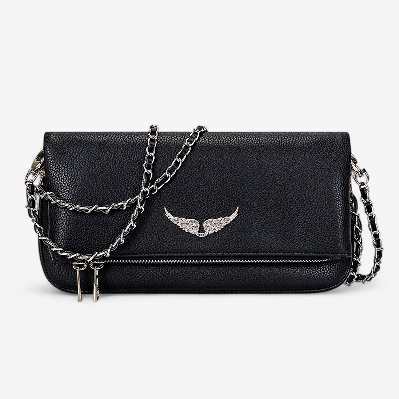 Jessica – Schoudertas met Kettingbanden en Ritsvakken Velani