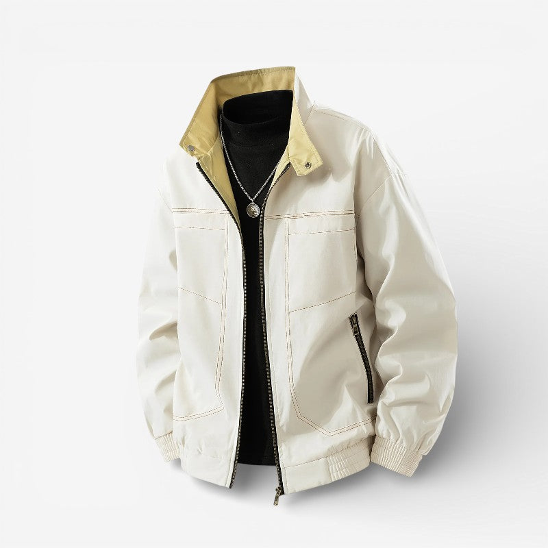 Joshua – Long Sleeve Jacket With Zipper Closure