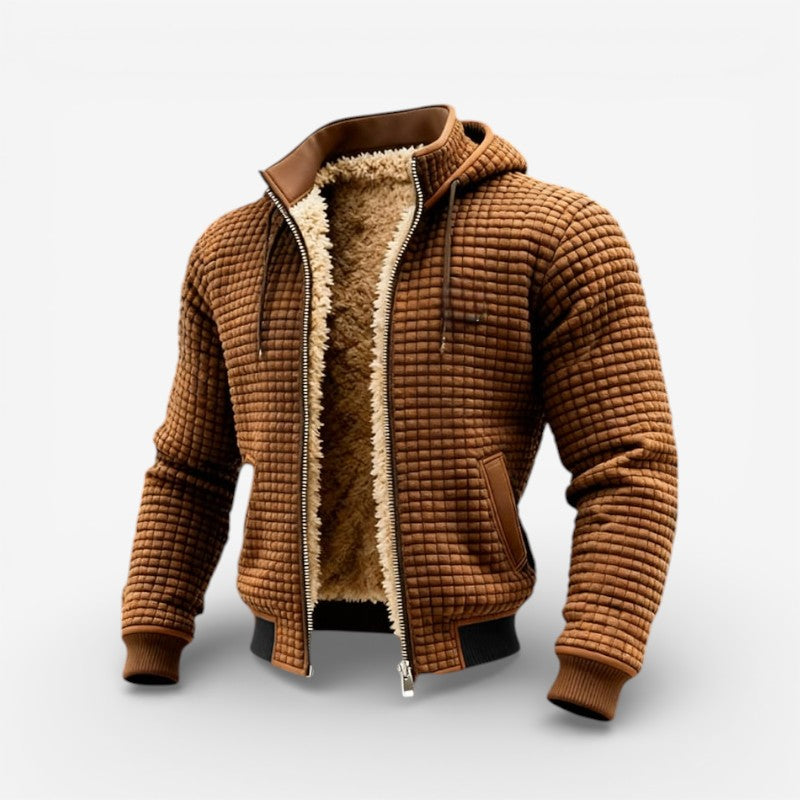 Logan – Long Sleeve Jacket with Zipper Closure and Pocket