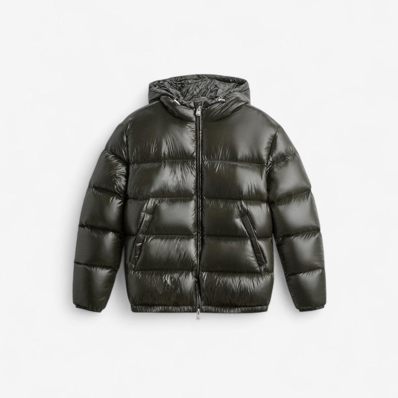 James – Lange Mouwen Gevoerde Jas met Ritssluitingszakken Velani