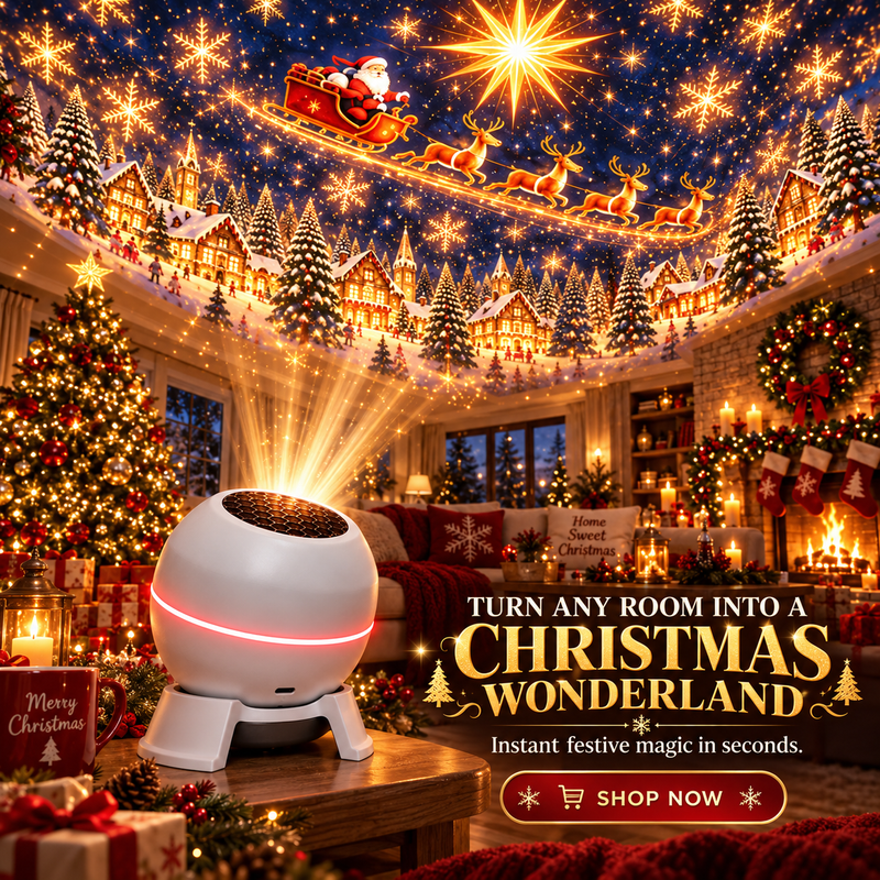 Luminora – Christmas Projector with Moving Holiday Projections