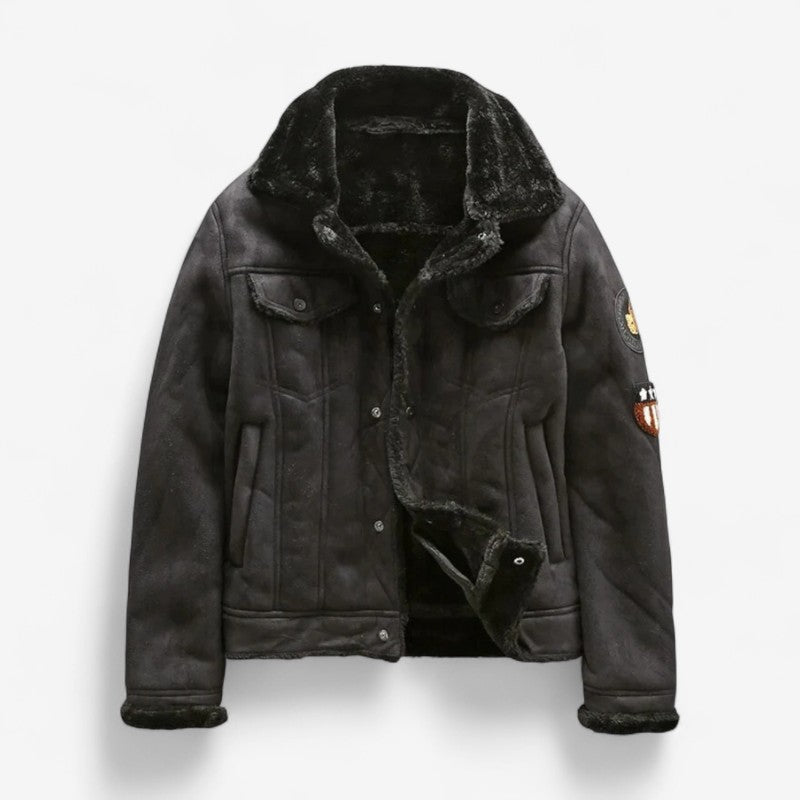 Thomir – Lange mouwen jas met fleece voering en zakken Velani