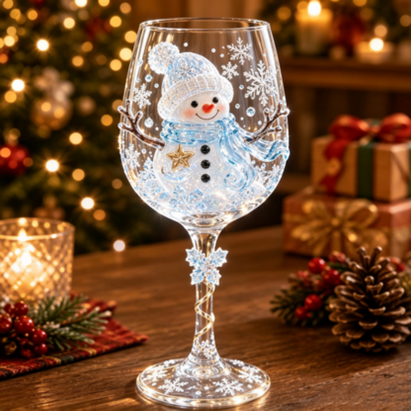 Yulegoblet – Christmas Glass Set With Festive Designs