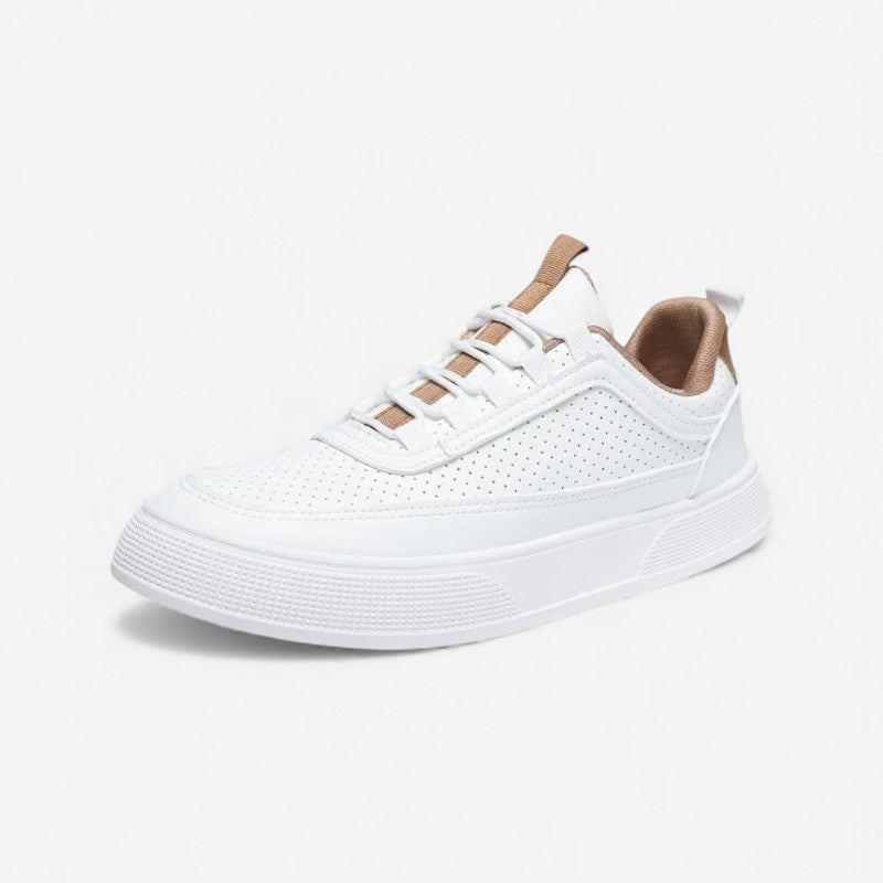 David – Sneakers with Adjustable Lace Up and Zigzag Pattern Design