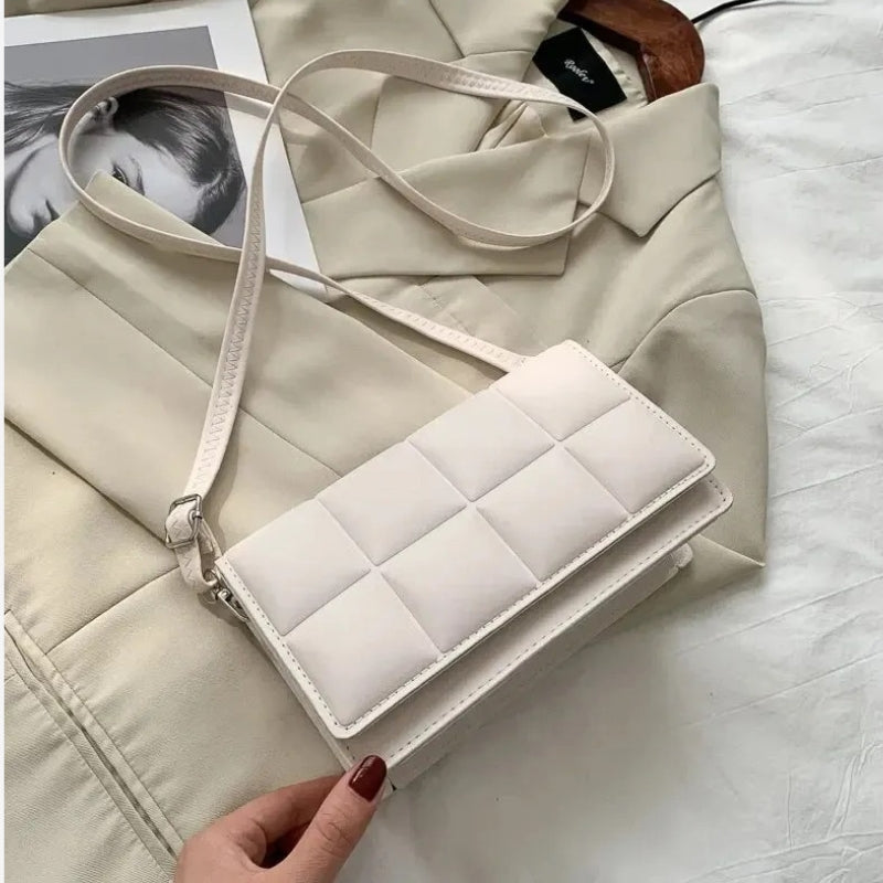 Lily – Women's Cube Bag with Button Closure