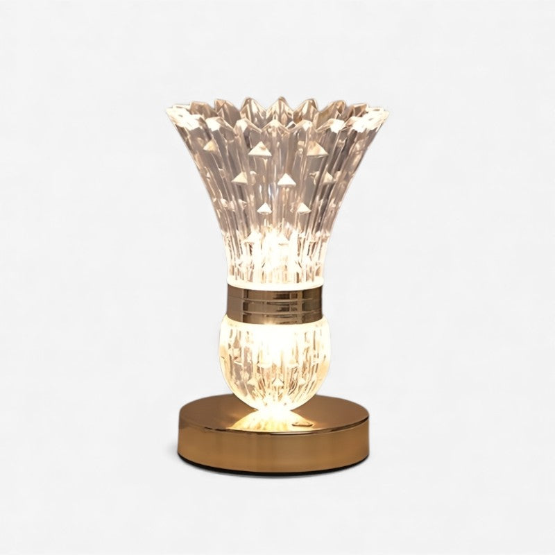 LumiFlora – LED Desk Lamp with Flower Vase Design