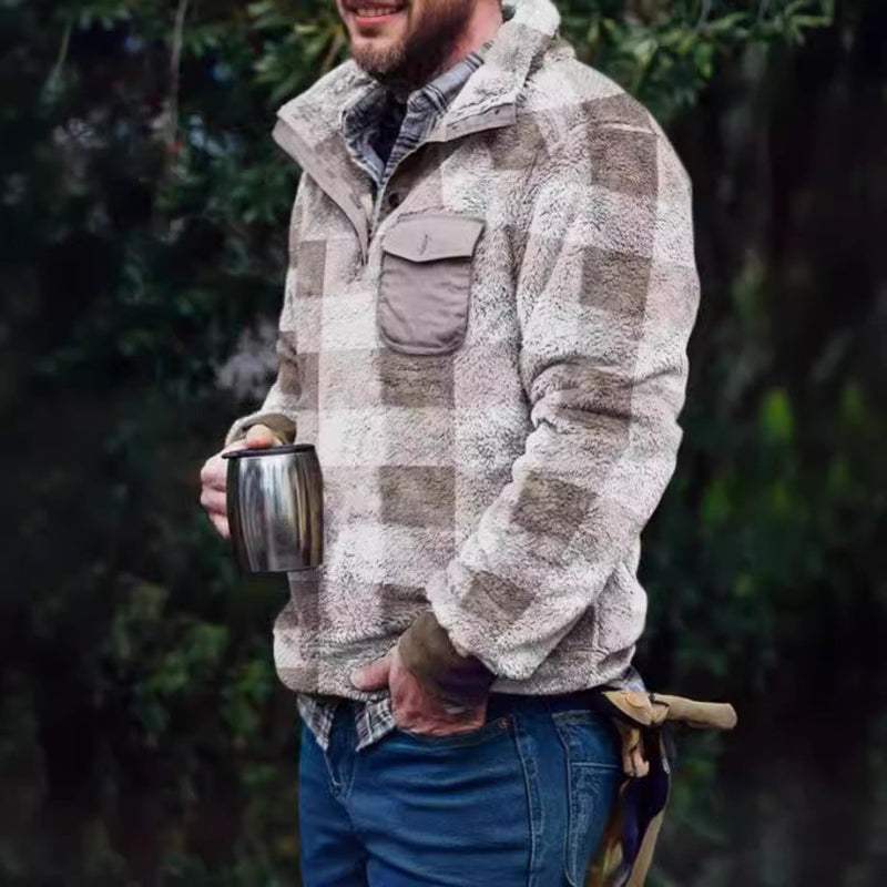 Liam – Long Sleeve Jacket with Standup Collar