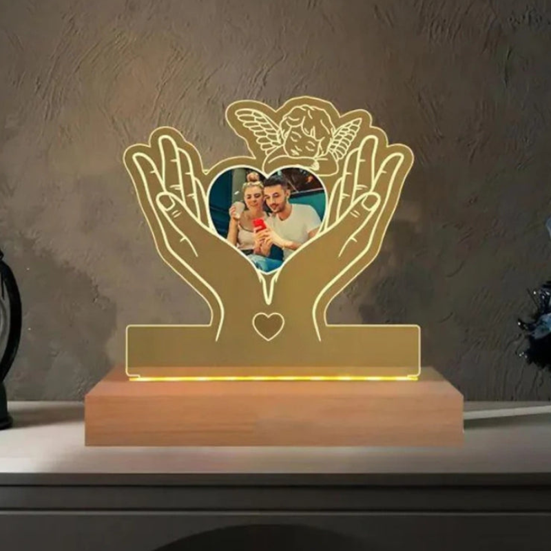 Illuminated Picture Frame with USB Lighting