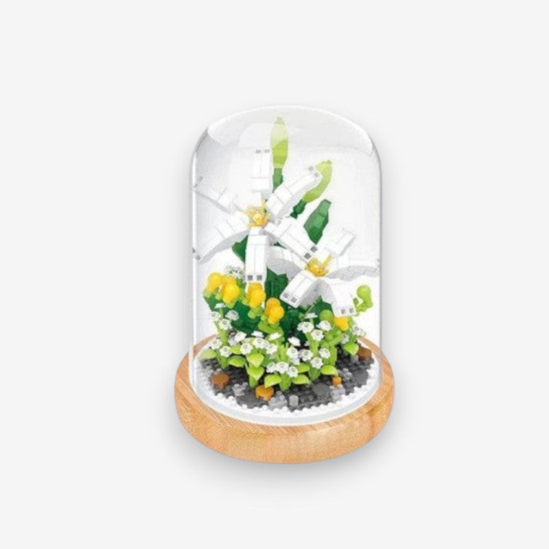 GlowBloom – Decorative Flower Building Blocks with Built-in Lighting