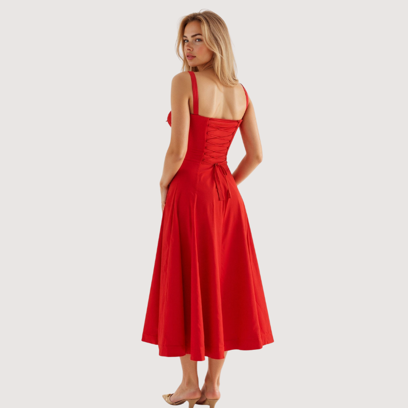 Women's Sleeveless Midi Dress