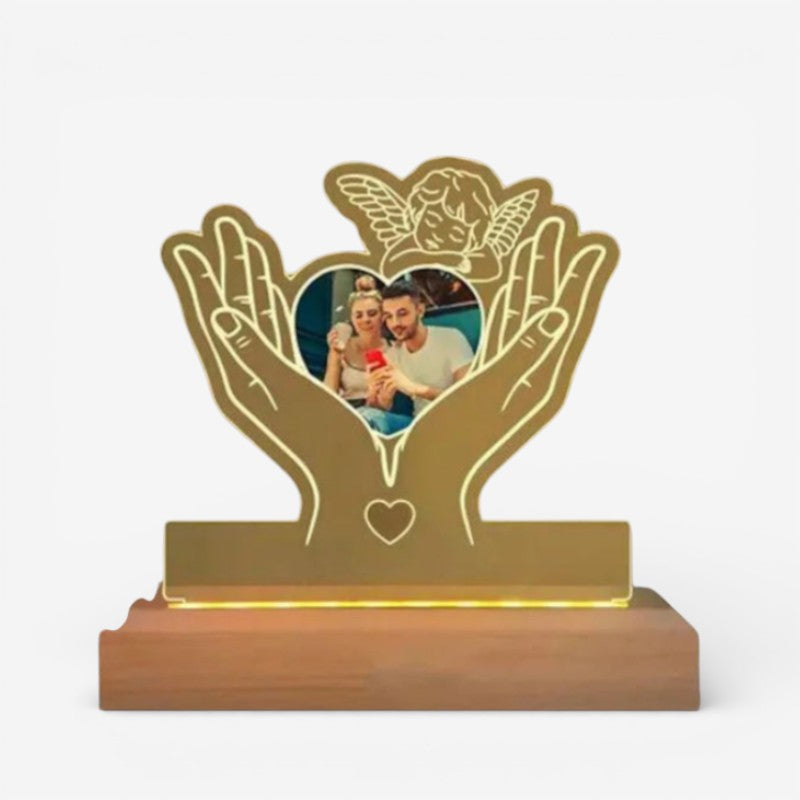 Illuminated Picture Frame with USB Lighting