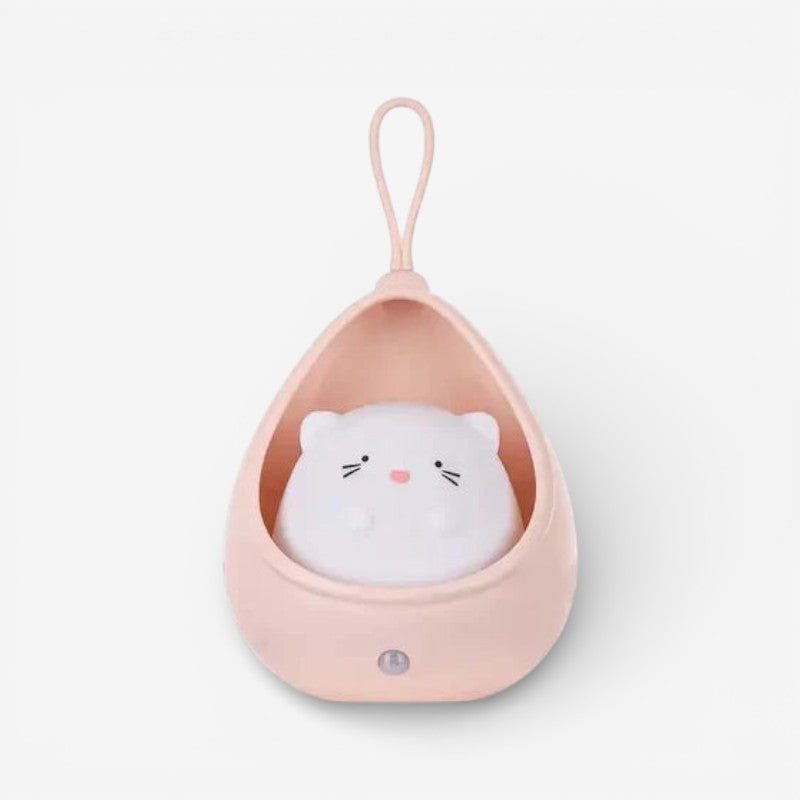 BuddyGlow – Rechargeable Cat-Shaped Night Light for Children