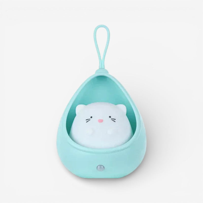 BuddyGlow – Rechargeable Cat-Shaped Night Light for Children