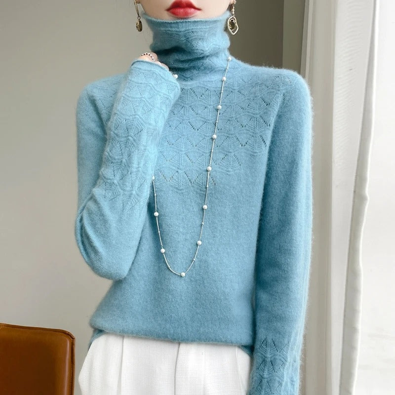 Ella – Long Sleeve Sweater with Round Neck