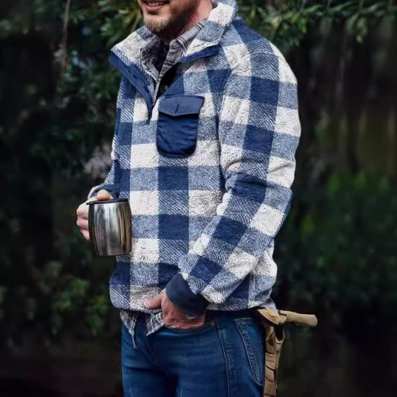 Liam – Long Sleeve Jacket with Standup Collar