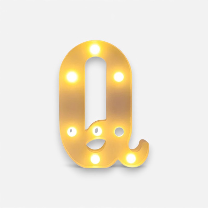 GlowLetter – Decoratieve LED Letter met Modern Ontwerp Velani