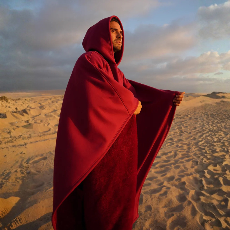 Oversized Fleece Blanket Hoodie for Comfort