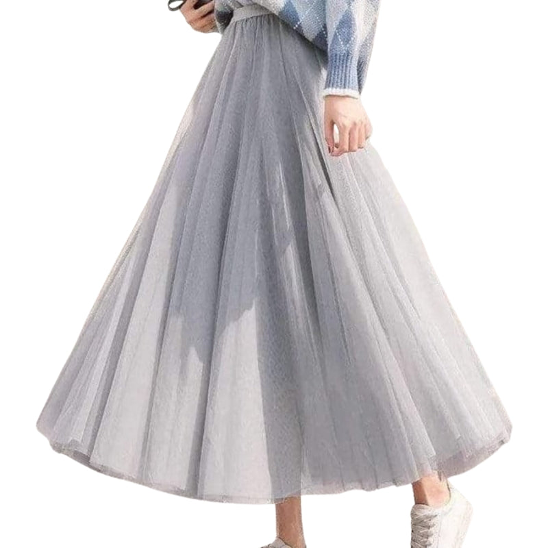 Clara – Rok tot Halverwege de Kuit met Hoge Taille en Losse Pasvorm Velani