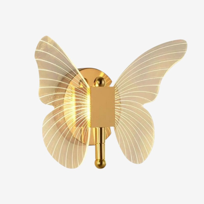 FlutterBeam – Verstelbare Vlinder LED Wandlamp met Standaard Velani