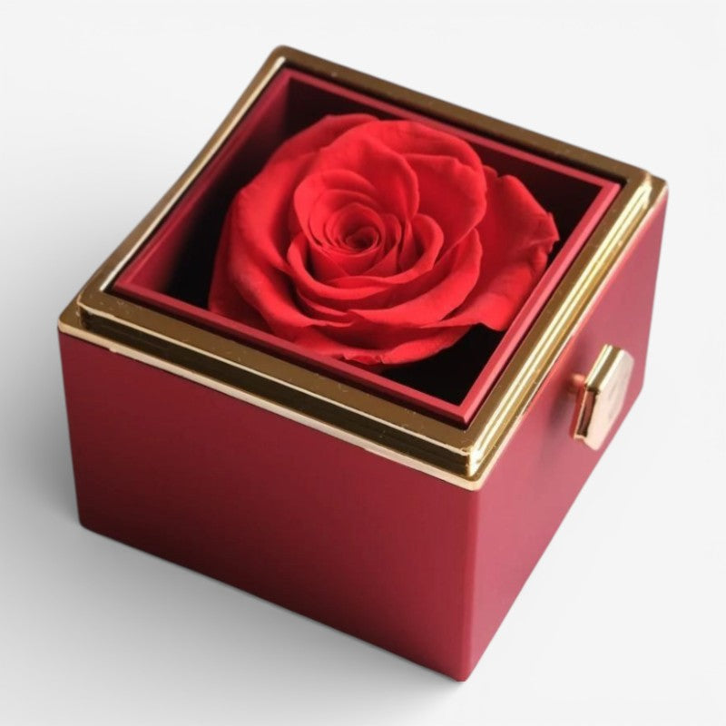 Eternal Rose Box with Cuddle Necklace