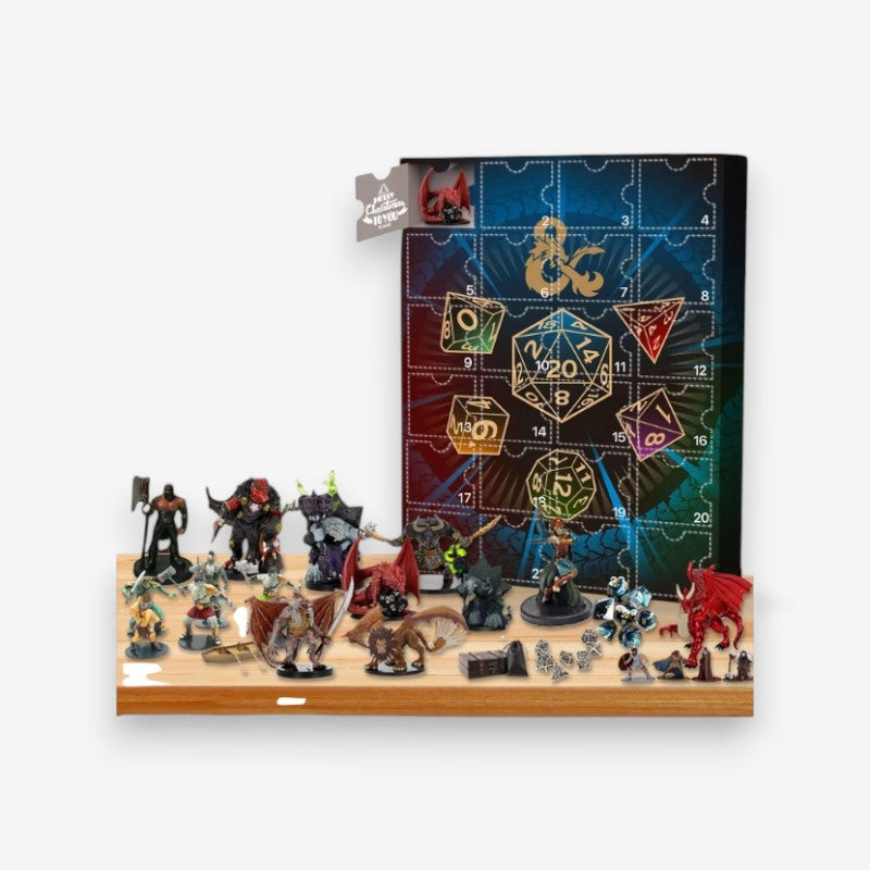 DungeonQuest – Aftelkalender met Dungeon Figuren Set Velani