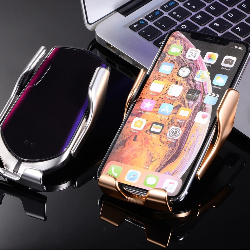 Mobile Phone Holder with Automatic Charging