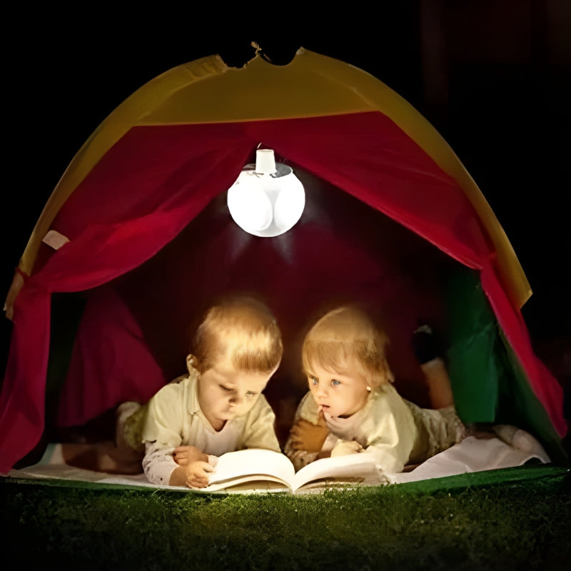 SunGlow – Portable Solar LED Lamp with Hanging Design