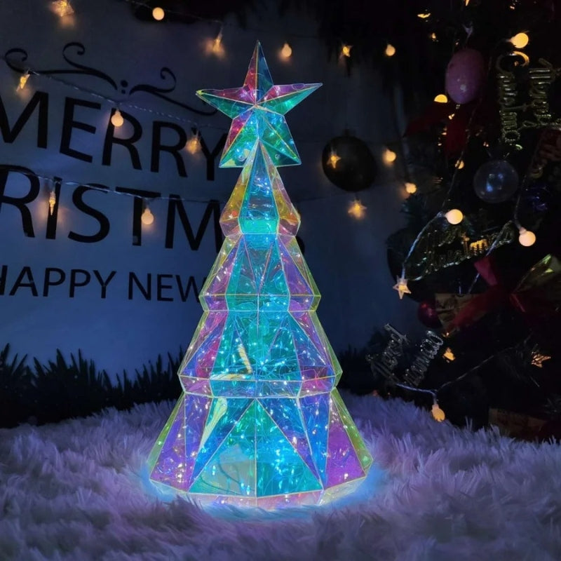 GlowFest – LED Light with Star and Tree Design
