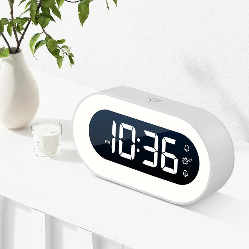 BrightTime – LED Digital Desk Clock with Number Display