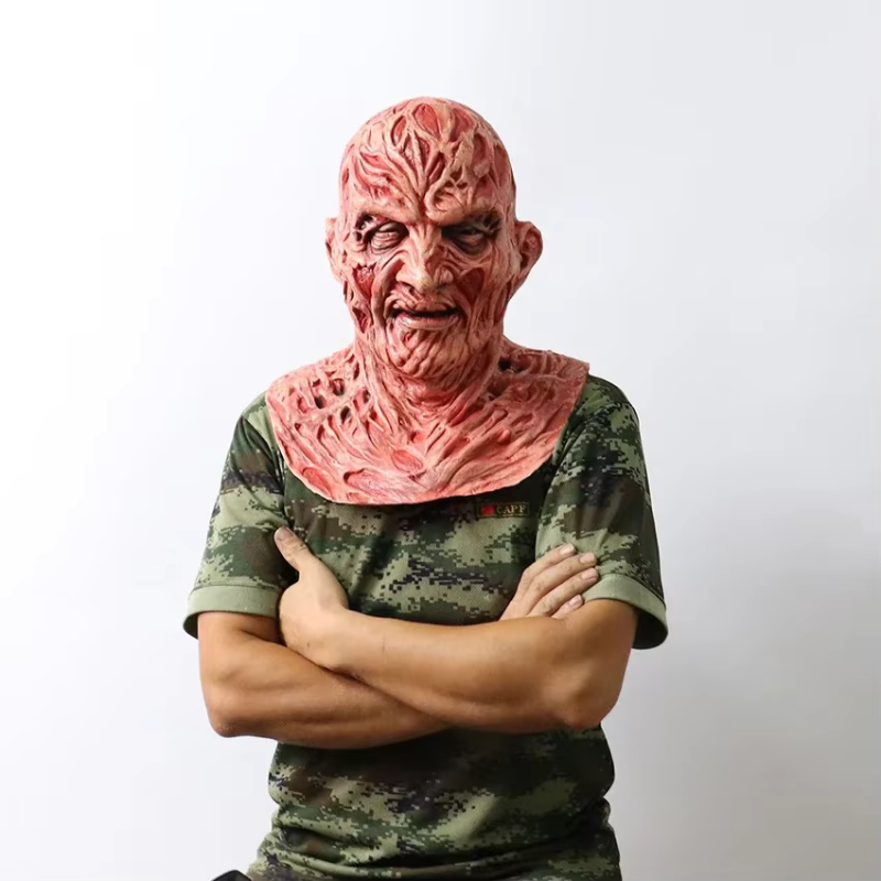 BurnShade Horror Mask with Sculpted Details
