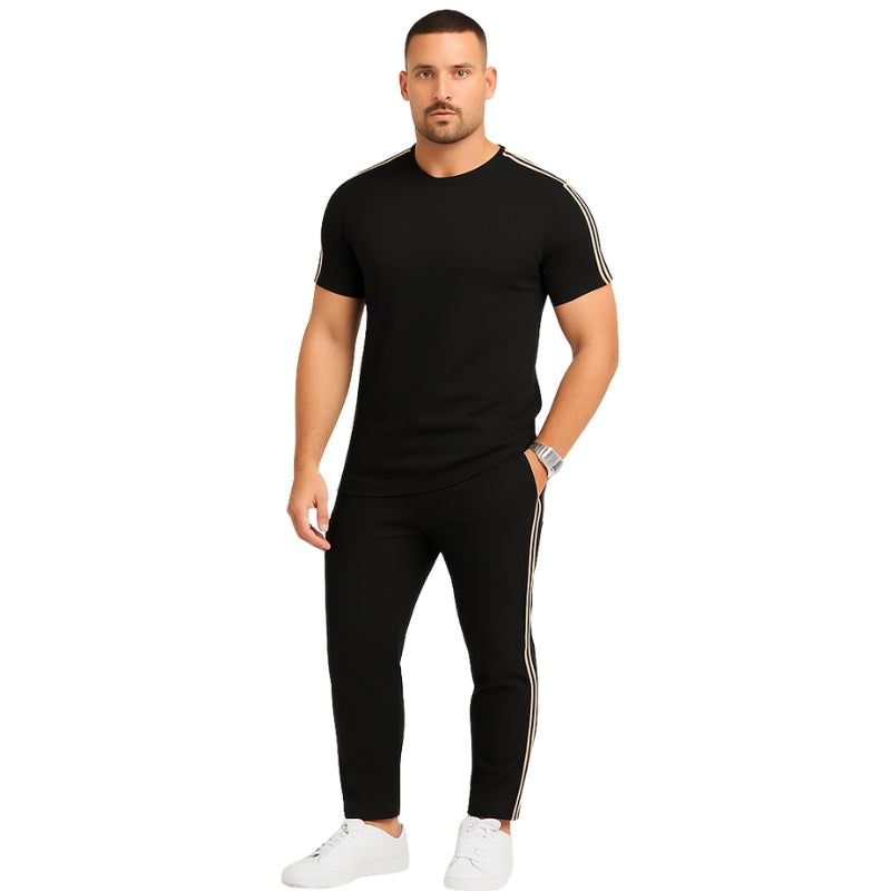 Armin – Tweedelige Set met Shirt met Korte Mouwen en Broek Velani