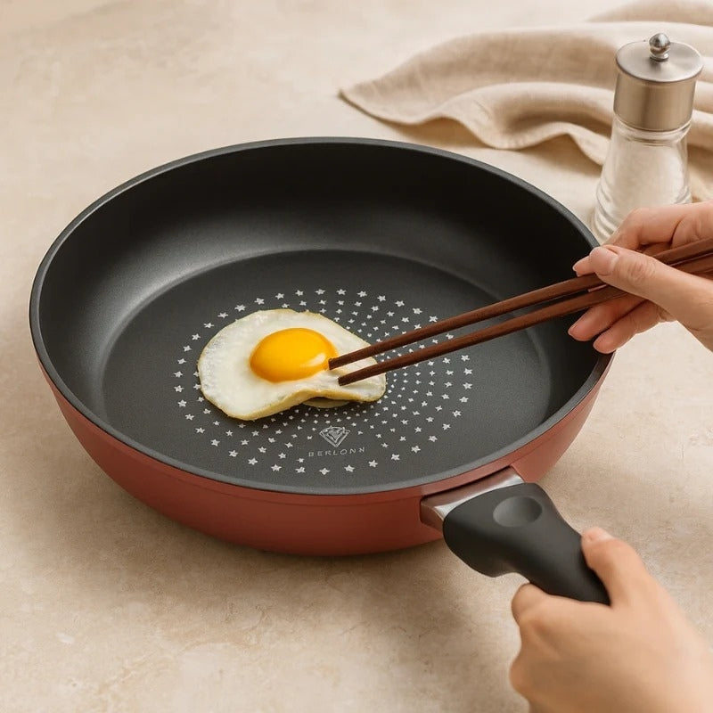 CookHollow – Frying Pan with Lid and Hollow Handle