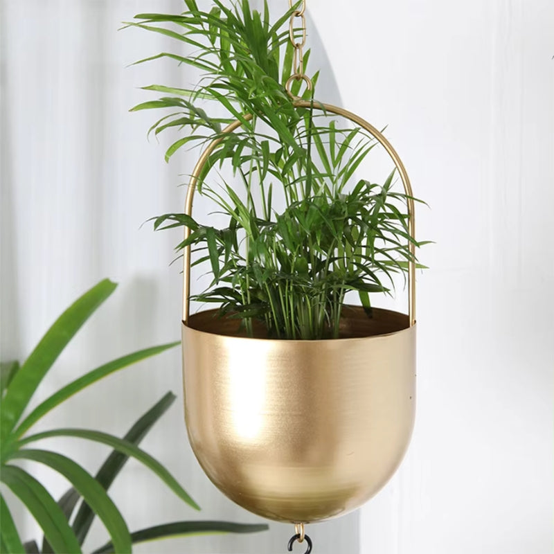 BloomHaven – Hanging Flower Pot with Chain