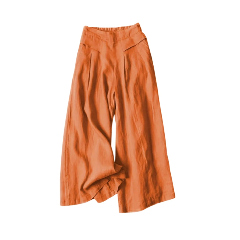 Anouk – Broek met Elastische Taille, Losse Pasvorm en Zakjes Velani